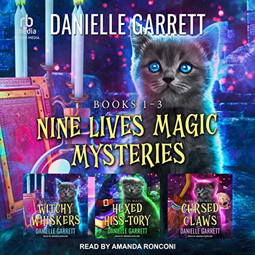 Nine Lives Magic Mysteries Boxed Set Audiolibro Por Danielle Garrett arte de portada