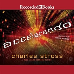 Accelerando Audiolibro Por Charles Stross arte de portada