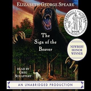 The Sign of the Beaver Audiolibro Por Elizabeth George Speare arte de portada