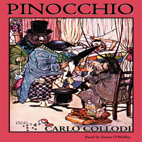 Pinocchio Audiolibro Por Carlo Collodi arte de portada