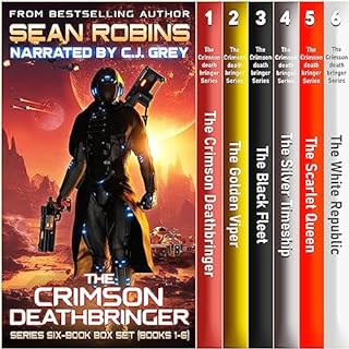 The Crimson Deathbringer Series Six-Book Box Set Audiobook By Sean Robins cover art