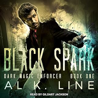 Black Spark Audiolibro Por Al K. Line arte de portada