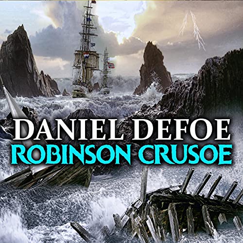 Robinson Crusoe Audiolibro Por Daniel Defoe arte de portada