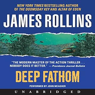 Deep Fathom Audiolibro Por James Rollins arte de portada