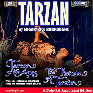 The Tarzan Duology of Edgar Rice Burroughs Audiolibro Por Finn J.D. John, Edgar Rice Burroughs arte de portada