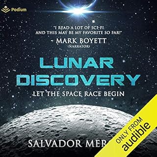 Lunar Discovery Audiolibro Por Salvador Mercer arte de portada