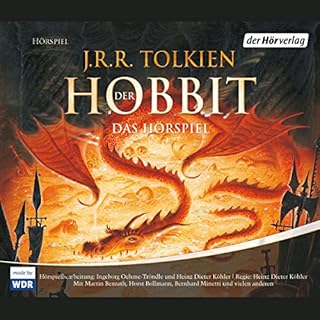 Der Hobbit Audiolibro Por J. R. R. Tolkien arte de portada