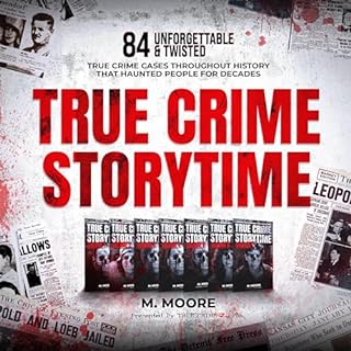 True Crime Storytime Audiolibro Por M. Moore, True Crime Seven arte de portada