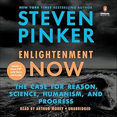 Enlightenment Now Audiolibro Por Steven Pinker arte de portada