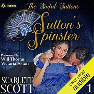Sutton's Spinster Audiolibro Por Scarlett Scott arte de portada