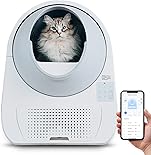 CATLINK Automatic Self Cleaning Cat Litter Box with APP, Odor Control, Health Monitoring, 60 Liners and 1 Carbon Filter Box Included for Multiple Cats, Extra Large (Luxury Pro)