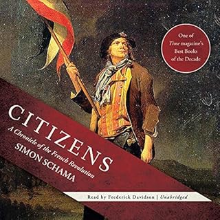 Citizens Audiolibro Por Simon Schama arte de portada