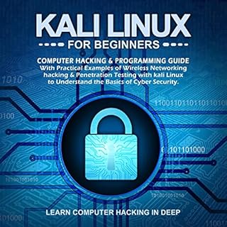 Kali Linux for Beginners Audiolibro Por Learn Computer Hacking in Deep arte de portada