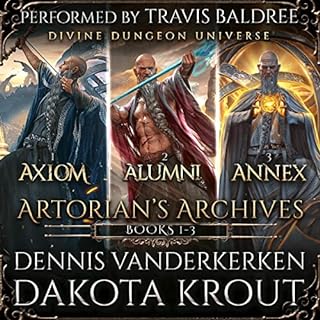 Artorian's Archives Omnibus: Books 1-3 in a Divine Dungeon Series Audiolibro Por Dennis Vanderkerken, Dakota Krout arte de po