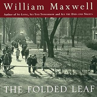 The Folded Leaf Audiolibro Por William Maxwell arte de portada