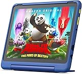 Fire HD 10 Kids Pro-Tablet – für Kinder ab dem Grundschulalter | Mit 10-Zoll-Display, langer Akkulaufzeit, Kindersicherung und dünner Hülle | Version 2023, 32 GB, Sternennebel-Design