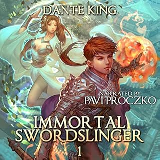 Immortal Swordslinger Audiolibro Por Dante King arte de portada