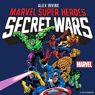 Marvel Super Heroes: Secret Wars Audiolibro Por Alex Irvine, Marvel arte de portada