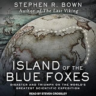 Island of the Blue Foxes Audiolibro Por Stephen R. Bown arte de portada