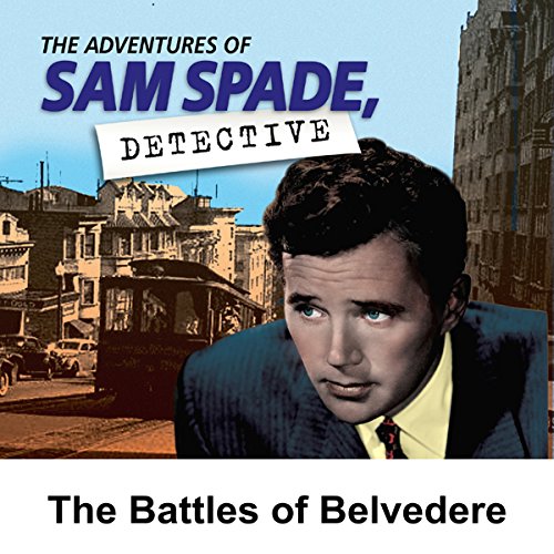 Diseño de la portada del título Sam Spade: The Battles of Belvedere