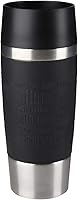 Emsa 513361 Travel Mug Classic Thermo-/Isolierbecher, Fassungsvermögen: 360 ml, hält 4h heiß/ 8h kalt, 100% dicht,...