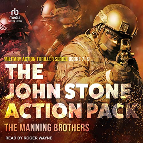 The John Stone Action Pack: Books 7-9 Audiolibro Por Allen Manning, Brian Manning arte de portada