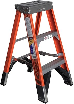 Stepladder, 7400, H 3 ft., Spread 24-3/2 In