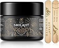 Shilajit Resin with Fulvic Acid & Trace Minerals, Original Siberian Pure Shilajit with 85+ Humic Acid Supplement Gel, Support Metabolism & Immune System - 100 Serving / 50g