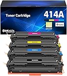 414A Toner Cartridges 4 Pack Laserjet 414X MFP M479fdw Compatible Replacement for HP 414A 414X Work for HP Color Pro M479fdn M454dn M454dw Printer