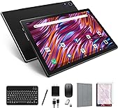 Newest 2024 Android 13 Tablet, 128GB+16(8+8 Expand)GB/512GB Expandable, Octa-Core Tablet with 5G WiFi, 8000mAh Battery, 10.1 inch Tablet with 21MP Camera, Tablet with Keyboard, Bluetooth, Mouse, Case.