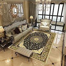 MOXIC Soft Isfahan Living Room Area Rugs Rectangular Collection Traditional Bedroom Rug Fleece Anti-Slip Carpets Classic F...