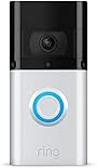Certified Refurbished Ring Video Doorbell 3 Plus – enhanced wifi, improved motion detection, 4-second video previews, easy installation