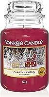 Yankee Candle Duftkerze im Glas (groß) / Christmas Magic / Brenndauer bis zu 150 Stunden