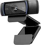 Logitech C920x HD Pro Webcam, Full HD 1080p/30fps Video Calling, Clear Stereo Audio, HD Light Correction, Works with Skype, Zoom, FaceTime, Hangouts, PC/Mac/Laptop/Macbook/Tablet - Black