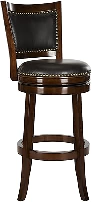 Safavieh Home Collection Lazzaro Espresso 29-inch Bar Stool