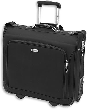 LONDON FOG Buckingham 44-Inch Wheeled Garment Bag, Black