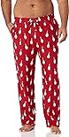 Amazon Essentials Men's Flannel Pajama Pant - Discontinued Colors, Red Penguin, Small