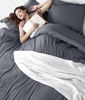 Utopia Bedding Duvet Cover Set - 1 Duvet Cover with 2 Pillow Shams - 3 Pieces Comforter Cover with Zipper Closure - Ultra Sof