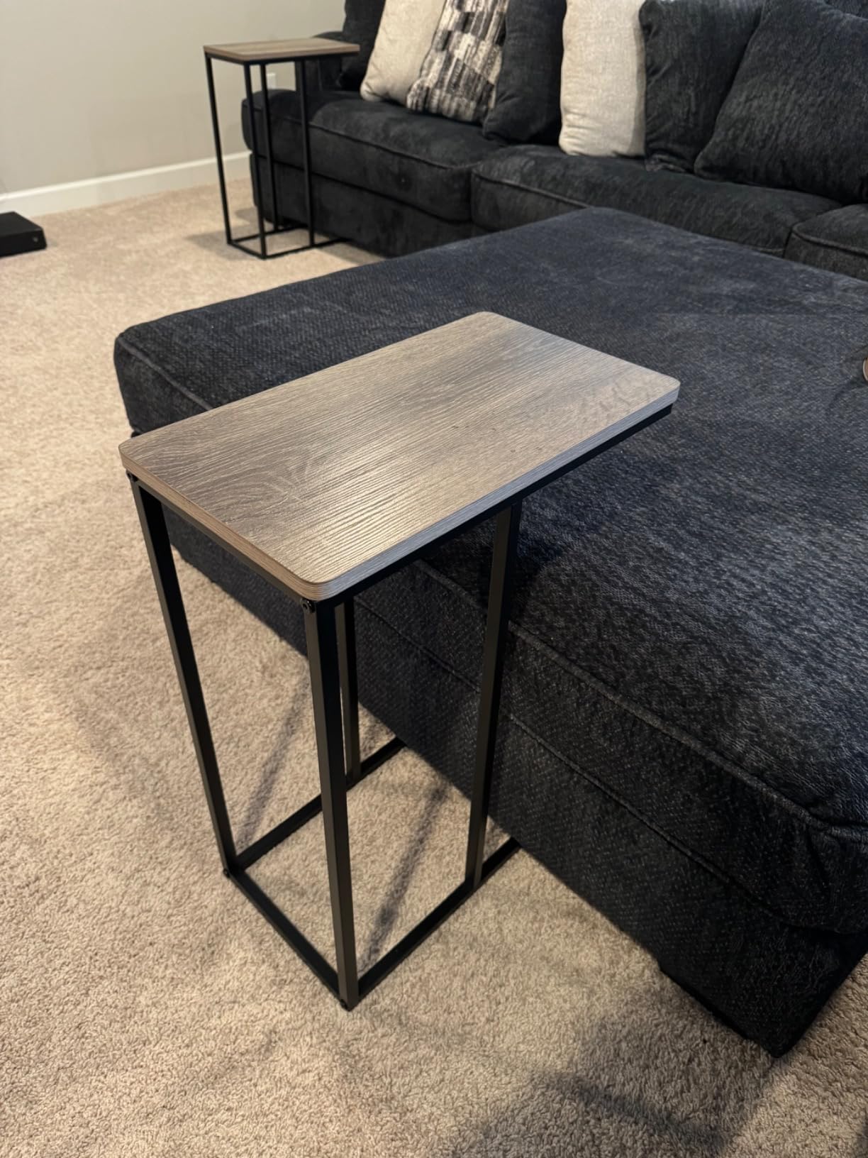 Versatile end tables and love the look, but not super sturdy
