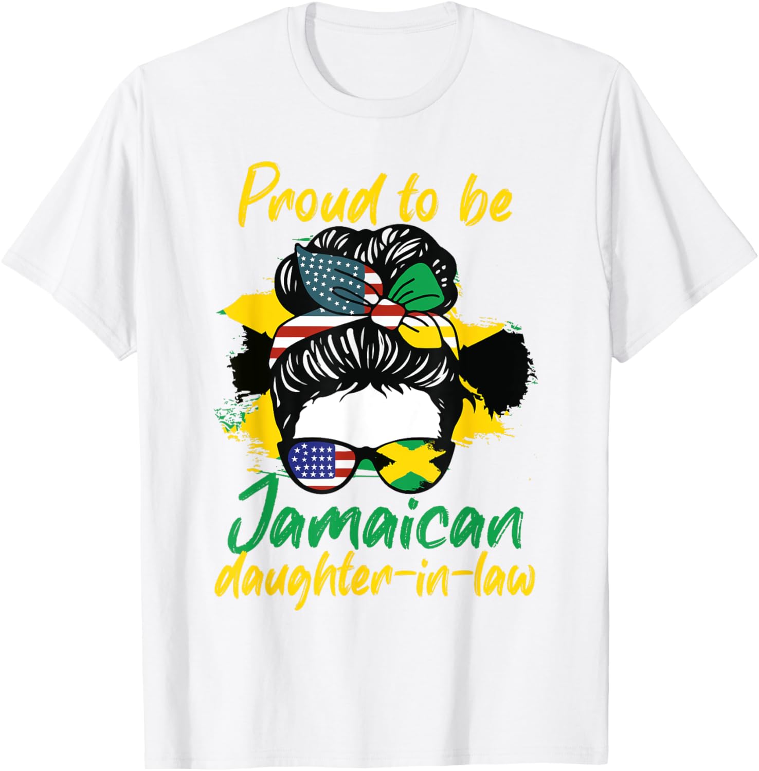 Celebrate Jamaican Heritage proud jamaican daughter-in-law T-Shirt