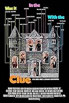 Tim Curry, Christopher Lloyd, Lesley Ann Warren, Madeline Kahn, Eileen Brennan, Michael McKean, and Martin Mull in Clue (1985)