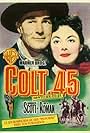 Randolph Scott and Ruth Roman in Colt .45 (1950)