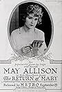 May Allison in The Return of Mary (1918)