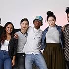 Curly Velasquez, Maya Murillo, Becky G, Ludi Lin, Dacre Montgomery, Naomi Scott, RJ Cyler, and Gadiel Del Orbe in Power Rangers (2017)