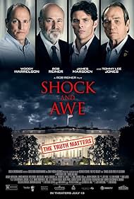 Tommy Lee Jones, Woody Harrelson, Rob Reiner, and James Marsden in Shock and Awe (2017)