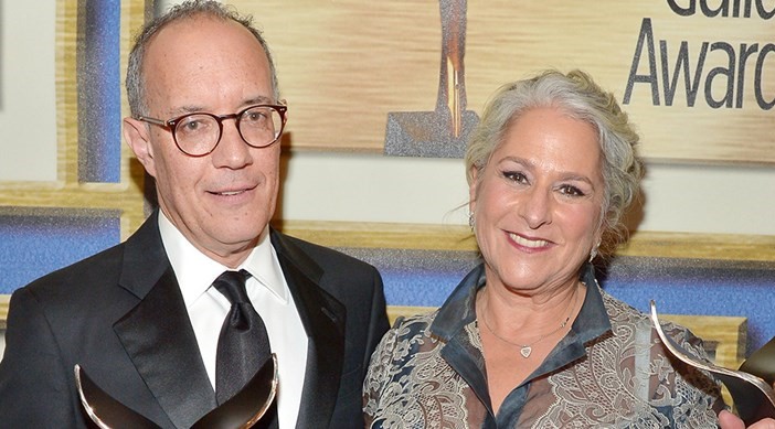 David Crane and Marta Kauffman in 2016 Writers Guild Awards (2016)