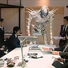 Tatsuya Fujiwara, Takeshi Kaga, Miyuki Komatsu, Ikuji Nakamura, Pîtâ, Ken'ichi Matsuyama, Sota Aoyama, and Tatsuhito Okuda in Death Note: The Last Name (2006)