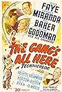Carmen Miranda, Phil Baker, James Ellison, Alice Faye, and Benny Goodman in The Gang's All Here (1943)