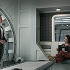 Parker Posey and Molly Parker in Lost in Space (2018)