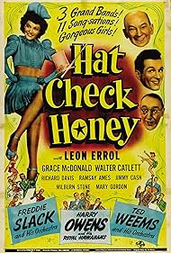 Walter Catlett, Richard David, Leon Errol, and Grace McDonald in Hat Check Honey (1944)